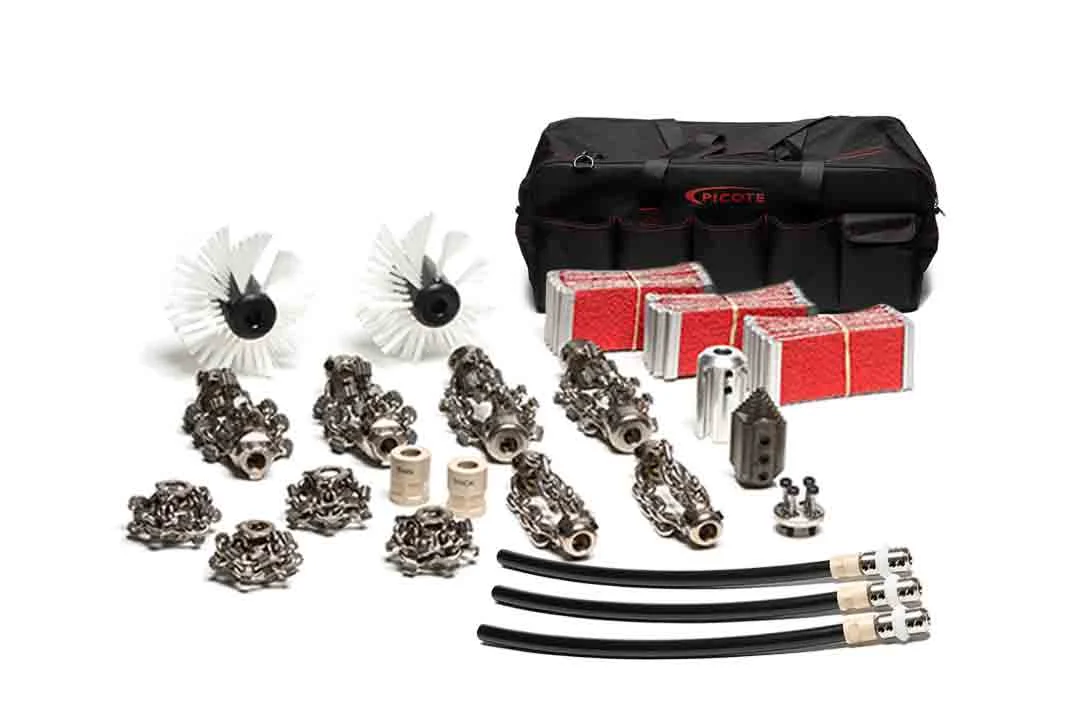 picote pro kits toolbox pack with drain cleaning cutting accessories in greece