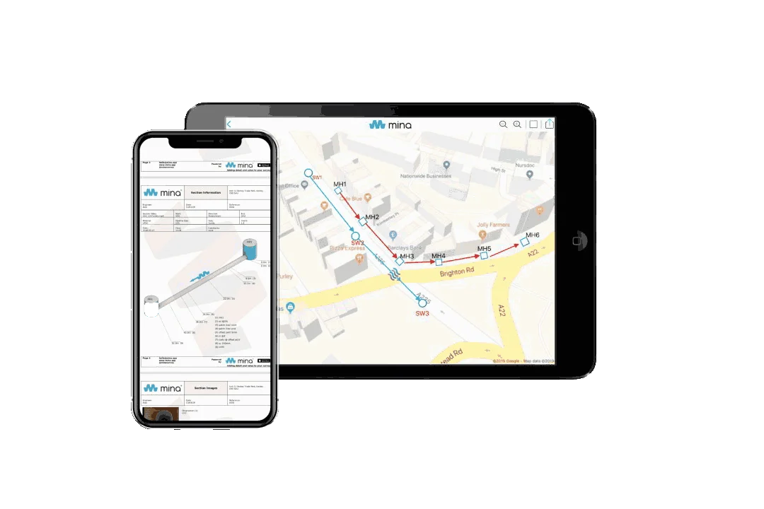 mina-sewer-camera-inspection-survey-reporting-greece mina survey reporting mobile software scanprobe pipeline cameras in Athens Greece
