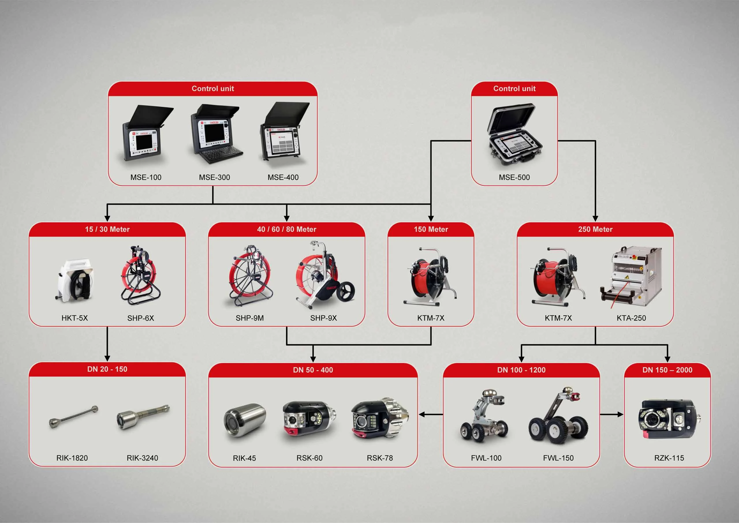Riezler inspection system configuration infographic